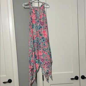 Lilly Pulitzer Pink and Blue Floral Dress